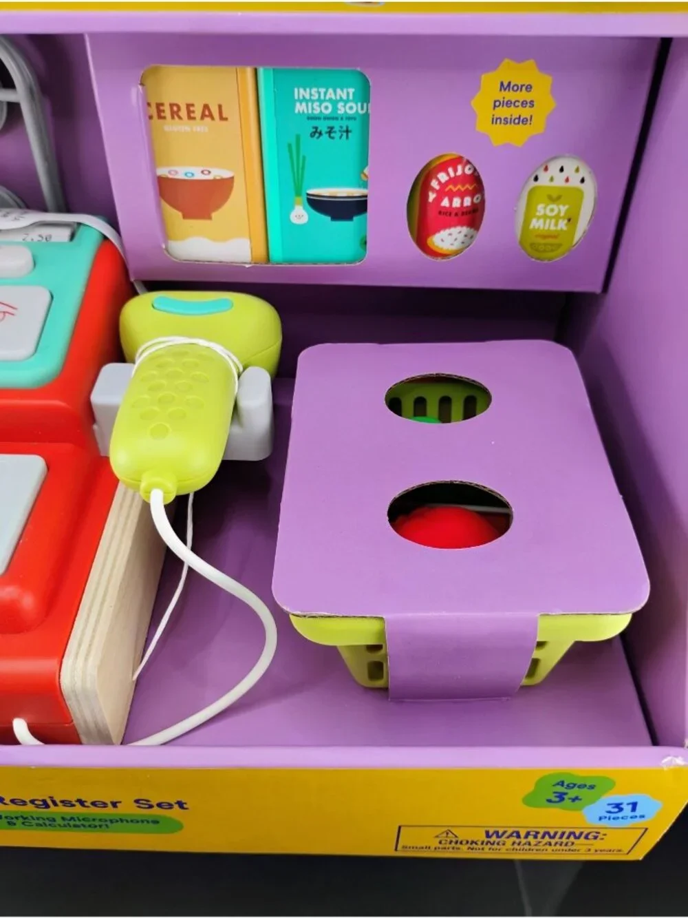 Cash Register Toy Set With Microphone & Accessories